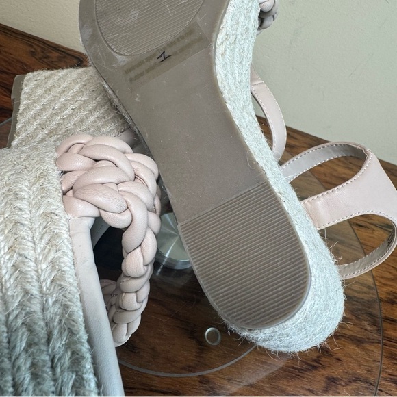 BP Goldie Braided Wedge Sandal in beige sand - Picture 14 of 14